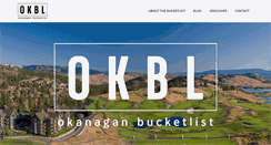Desktop Screenshot of okanaganbucketlist.com